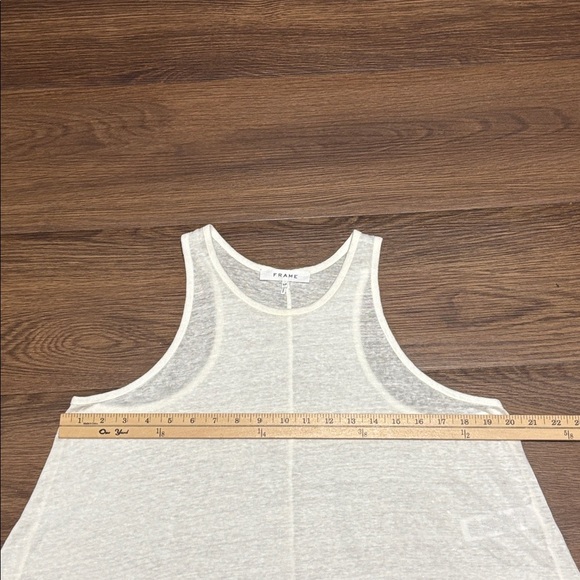 Frame Denim Cream Sleeveless Top - Picture 4 of 6